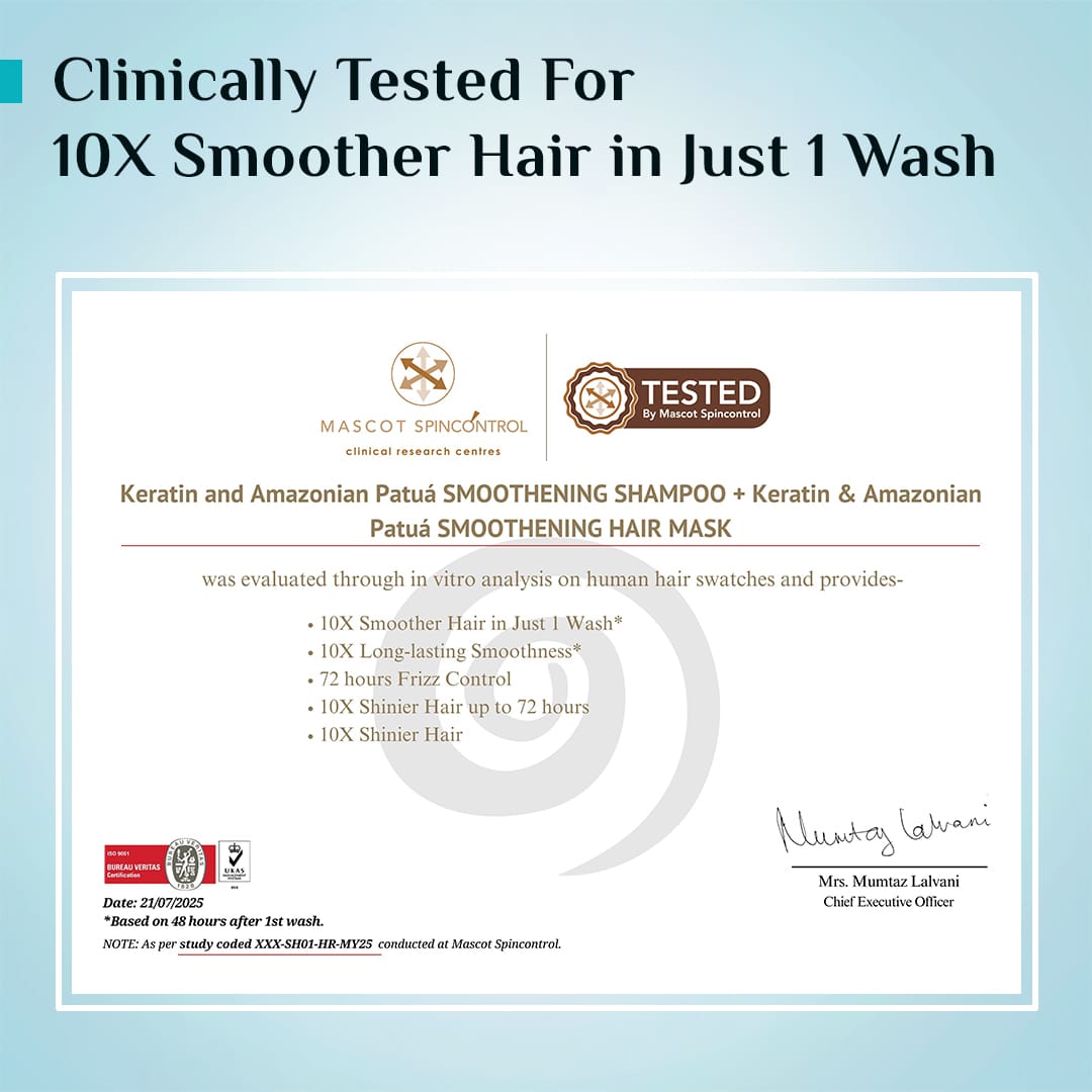 Patuá & Keratin Smoothening Hair Mask