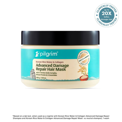 Korean Rice Water & Collagen Advanced  Damage Repair Hair Mask