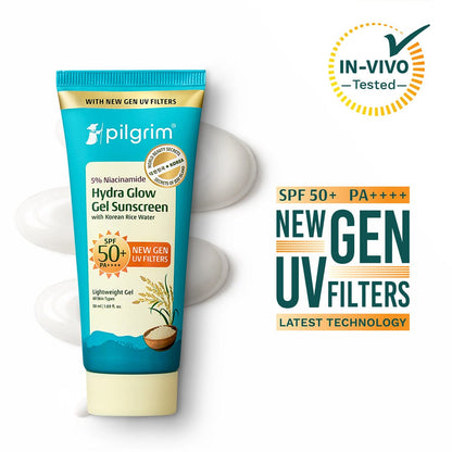 5% Niacinamide Hydra Glow Gel Sunscreen SPF 50+ PA++++