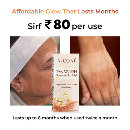 Niconi Tan Vanish Gluta-Kojic Skin Polish - Salon
