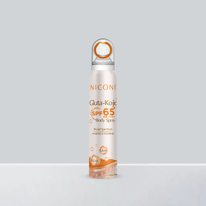 Niconi Gluta-Kojic SPF 65+ PA++++ Sunscreen Spray | Protect + De-Tan
