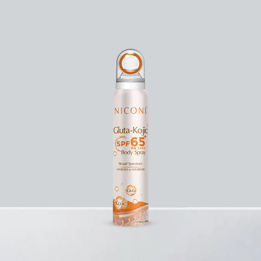 Niconi Gluta-Kojic SPF 65+ PA++++ Sunscreen Spray | Protect + De-Tan