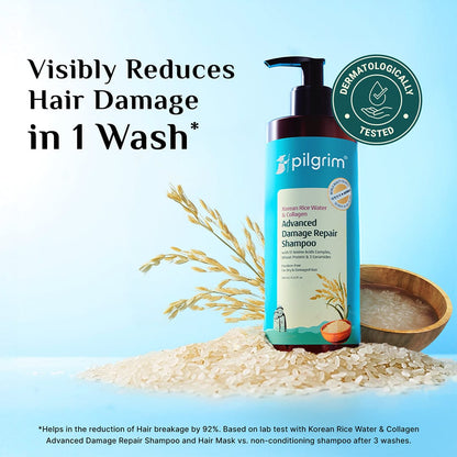 Korean Rice Water & Collagen Advanced Damage Repair Shampoo