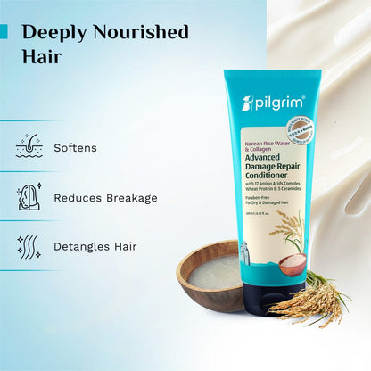Korean Rice Water & Collagen Advanced Damage Repair Shampoo