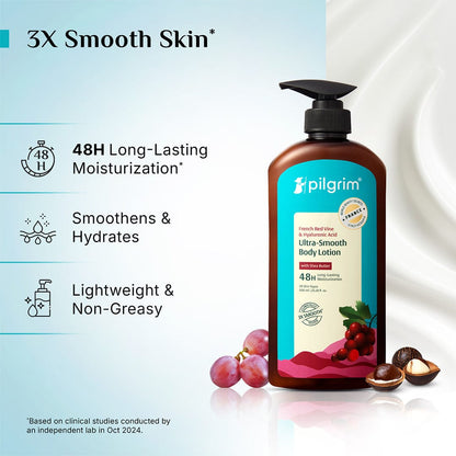 French Red Vine & Hyaluronic Acid Ultra-Smooth Body Lotion