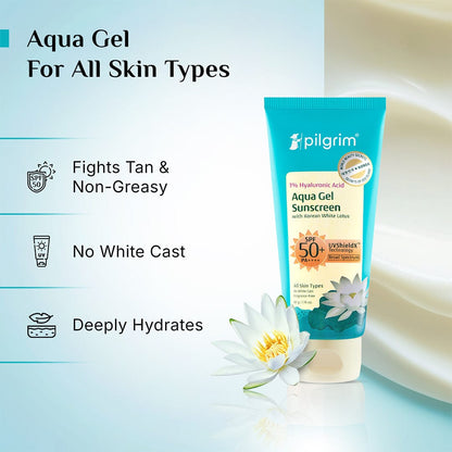1% Hyaluronic Acid Aqua Sunscreen Gel SPF 50 PA++++