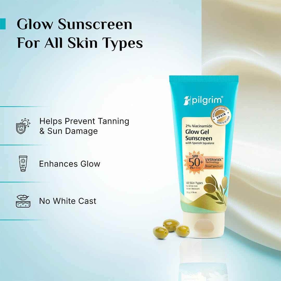 2% Niacinamide Glow Gel Sunscreen SPF 50+ PA+++