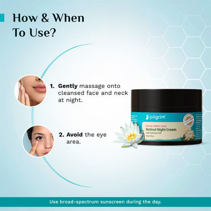 Retinol Night Cream with Vitamin C & Hyaluronic Acid