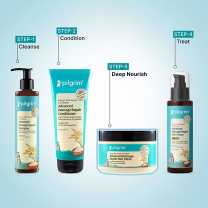 Korean Rice Water & Collagen Advanced  Damage Repair Hair Mask