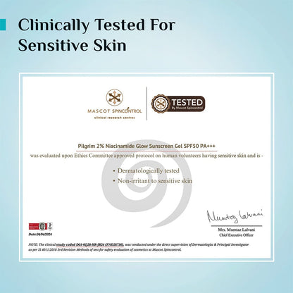 2% Niacinamide Glow Gel Sunscreen SPF 50+ PA+++