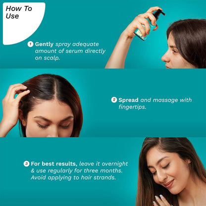 3% Redensyl & 4% Anagain Advanced Hair Growth Serum For Dandruff-Prone Scalp - 30 ml