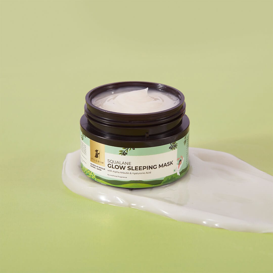 Spanish Squalane Advanced Glow Sleeping Mask with Hyaluronic Acid & Alpha Arbutin
