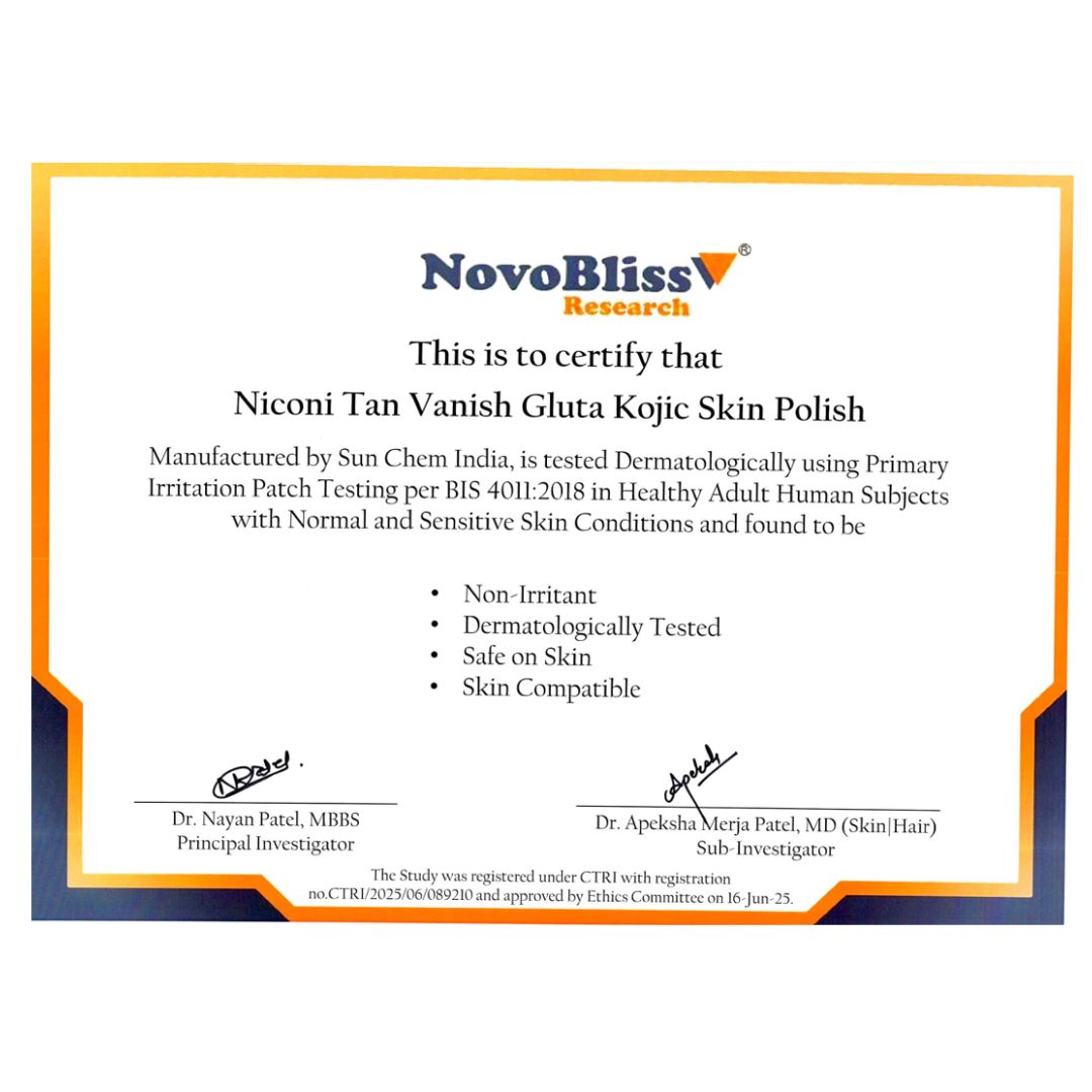 Niconi Tan Vanish Gluta-Kojic Skin Polish | Instant Tan Removal!
