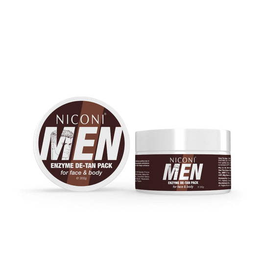 Niconi Men & Women Enzyme De-Tan Pack For Face & Body-(300g)