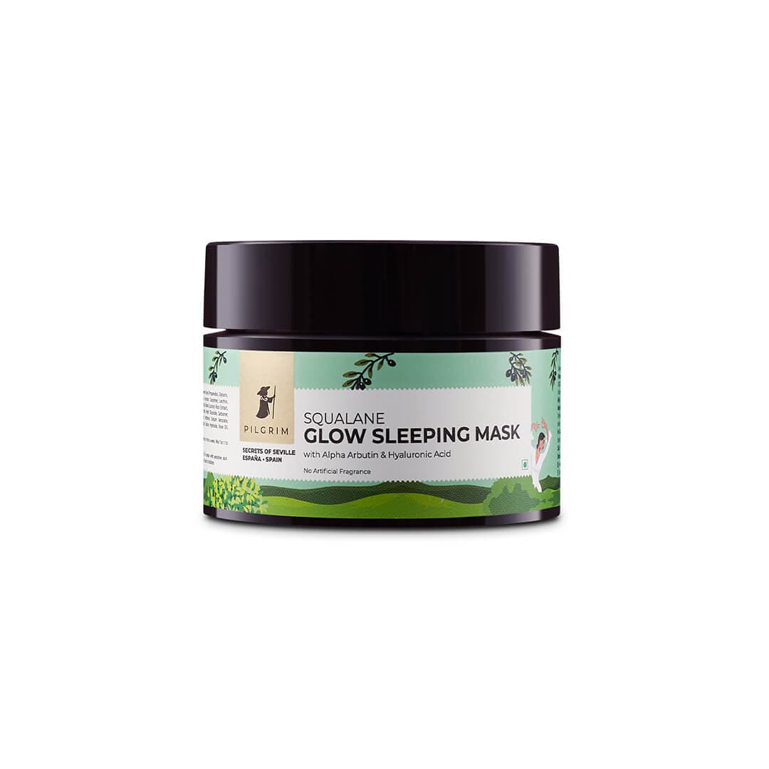 Spanish Squalane Advanced Glow Sleeping Mask with Hyaluronic Acid & Alpha Arbutin