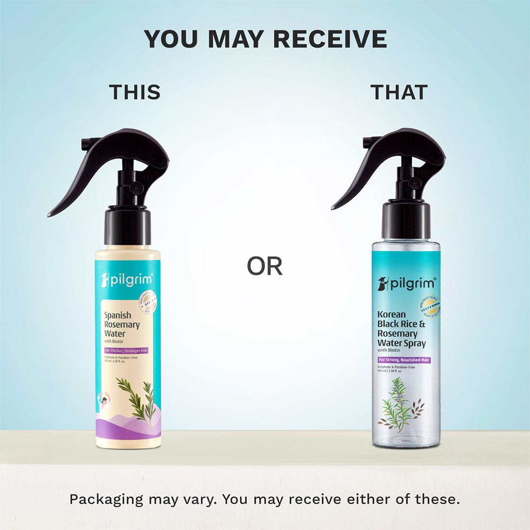 Korean Black Rice and Rosemary Water Spray With Biotin