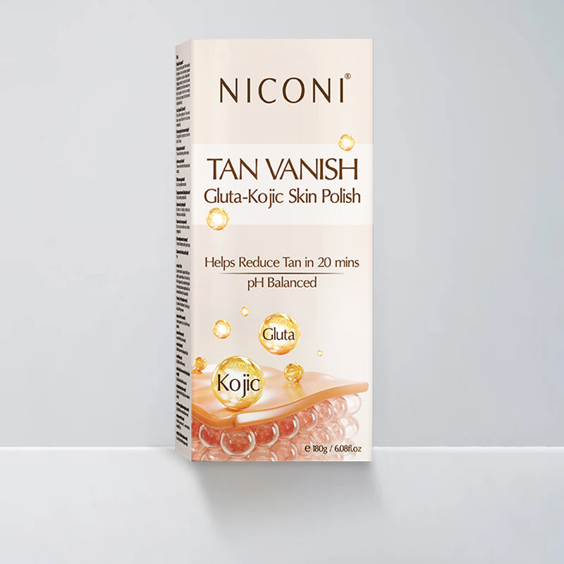 Niconi Tan Vanish Gluta-Kojic Skin Polish | Instant Tan Removal in under 20 minutes!
