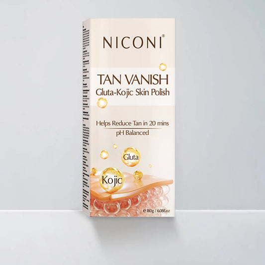 Niconi Tan Vanish Gluta-Kojic Skin Polish | Instant Tan Removal in under 20 minutes!